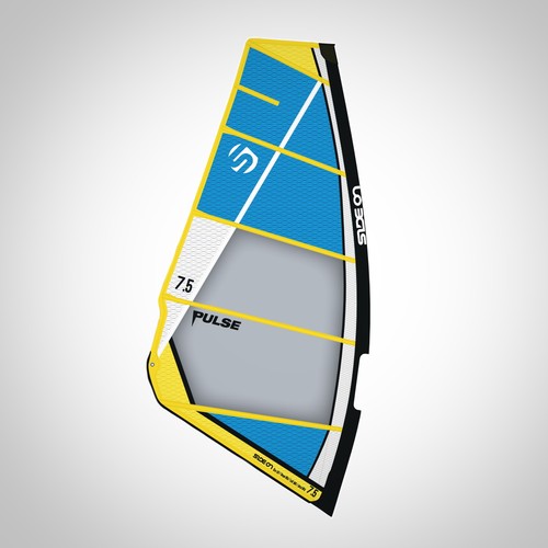 Side pulse freeride sail - side,